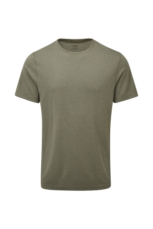 Rab Mantle Tee Light Khaki QBL-46-LKH shirts en tops online bestellen bij Kathmandu Outdoor & Travel