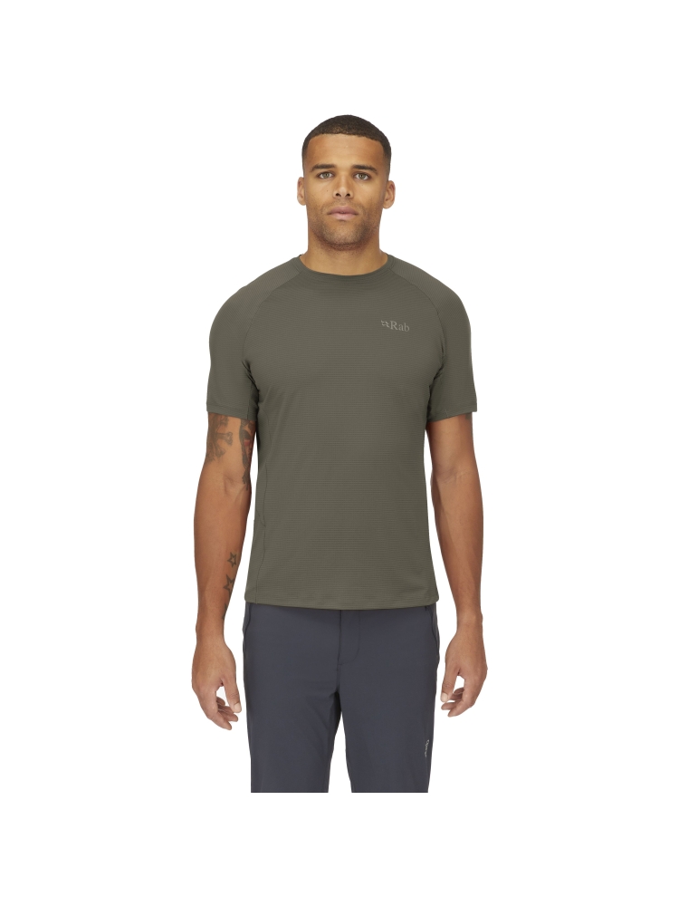 Rab Sonic Tee Light Khaki QBL-01-LKH shirts en tops online bestellen bij Kathmandu Outdoor & Travel