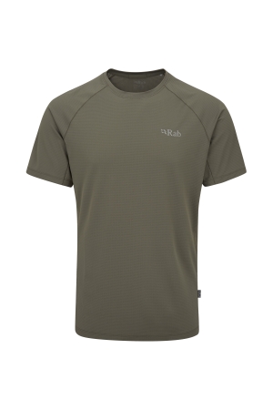 Rab Sonic Tee Light Khaki QBL-01-LKH shirts en tops online bestellen bij Kathmandu Outdoor & Travel