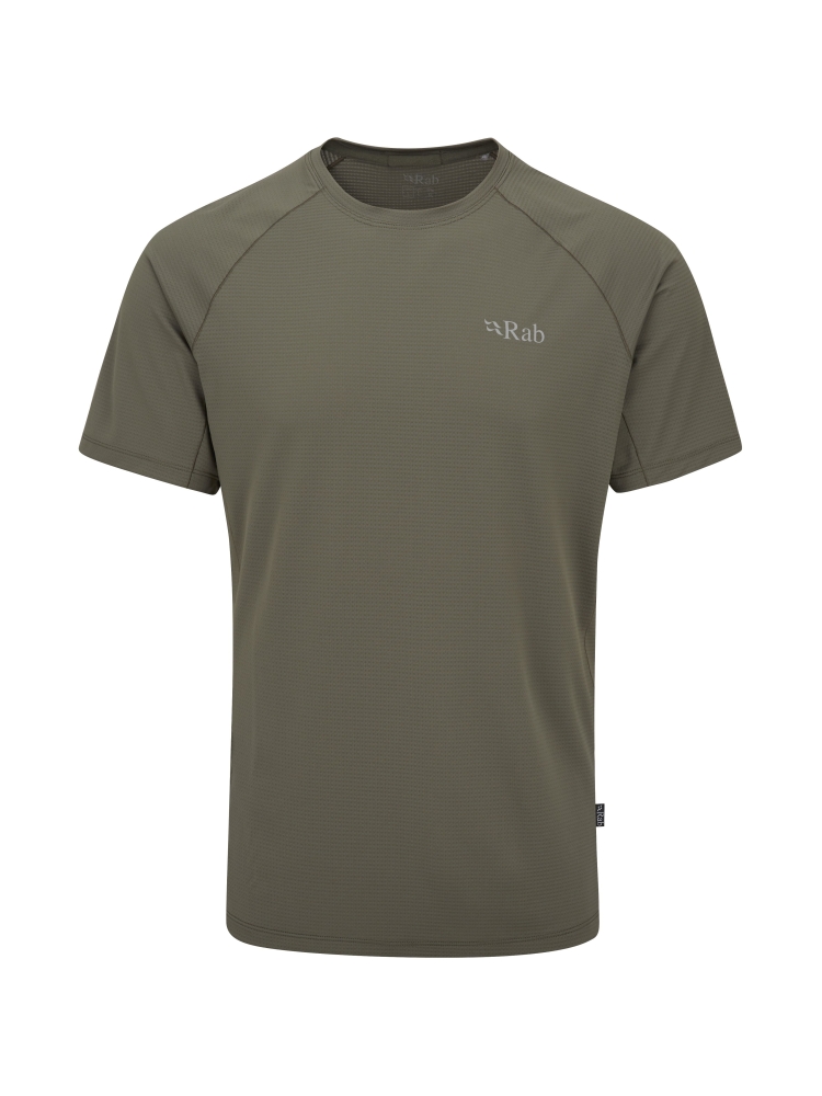 Rab Sonic Tee Light Khaki QBL-01-LKH shirts en tops online bestellen bij Kathmandu Outdoor & Travel