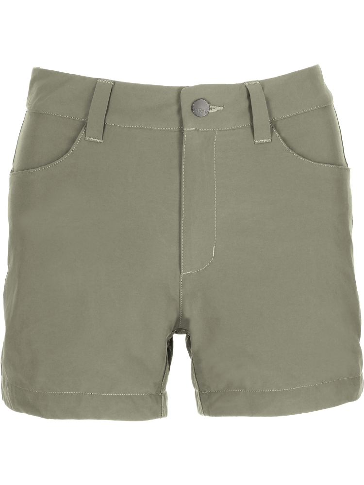 Rab Capstone Shorts 4 Inch Women's Groen QFU-97-ANG broeken online bestellen bij Kathmandu Outdoor & Travel