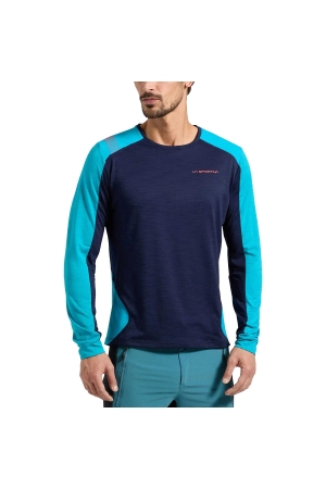 La Sportiva Beyond Long Sleeve Deep Sea Q32-643643 shirts en tops online bestellen bij Kathmandu Outdoor & Travel