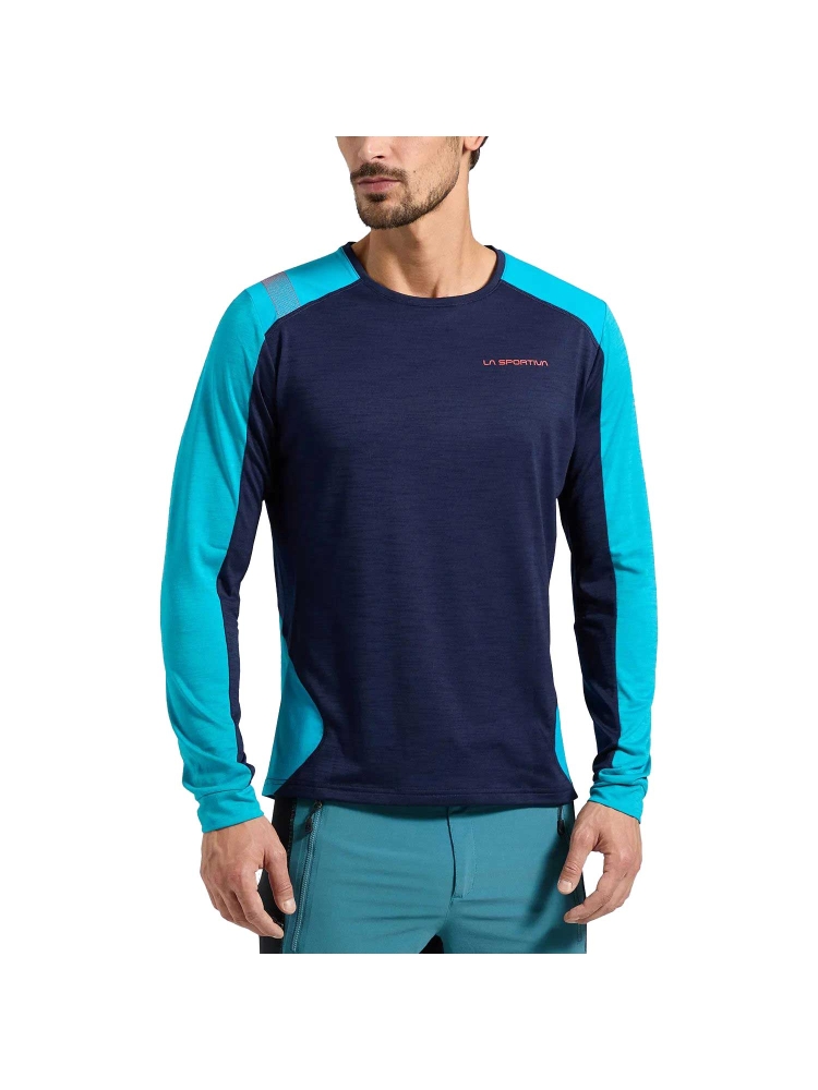 La Sportiva Beyond Long Sleeve Deep Sea Q32-643643 shirts en tops online bestellen bij Kathmandu Outdoor & Travel