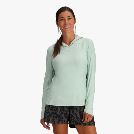 Royal Robbins  Amp Lite Hoodie Women's Surf Spray hr 