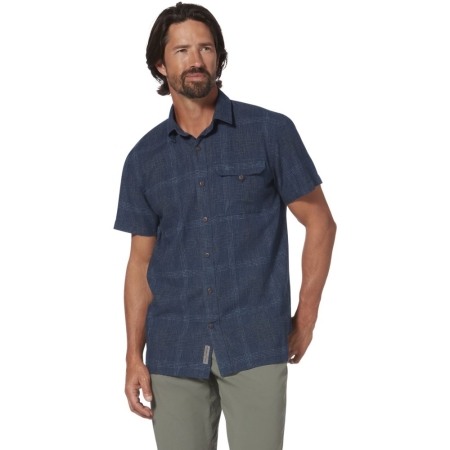 Royal Robbins  Hempline Spaced S/S  Collins Blue