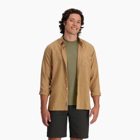 Royal Robbins  Hempline Spaced L/S  Bistre