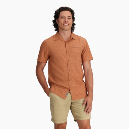 Royal Robbins  Amp Lite Short Sleeve Baked Clay