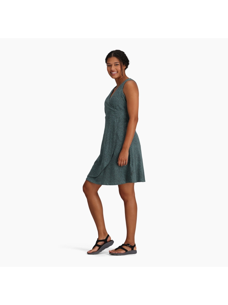 Royal Robbins Featherweight Knit Dress Women's Sea Pine Nisene Pt Y616007S-331 jurken en rokken online bestellen bij Kathmandu Outdoor & Travel