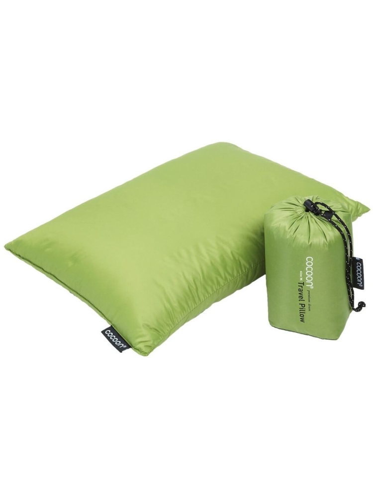 Cocoon Travel Down Pillow Medium Wasabi CDP2 slaapzakken online bestellen bij Kathmandu Outdoor & Travel