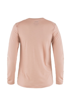 Fjällräven Abisko Wool Long Sleeve Women's Chalk Rose 84102-302 shirts en tops online bestellen bij Kathmandu Outdoor & Travel