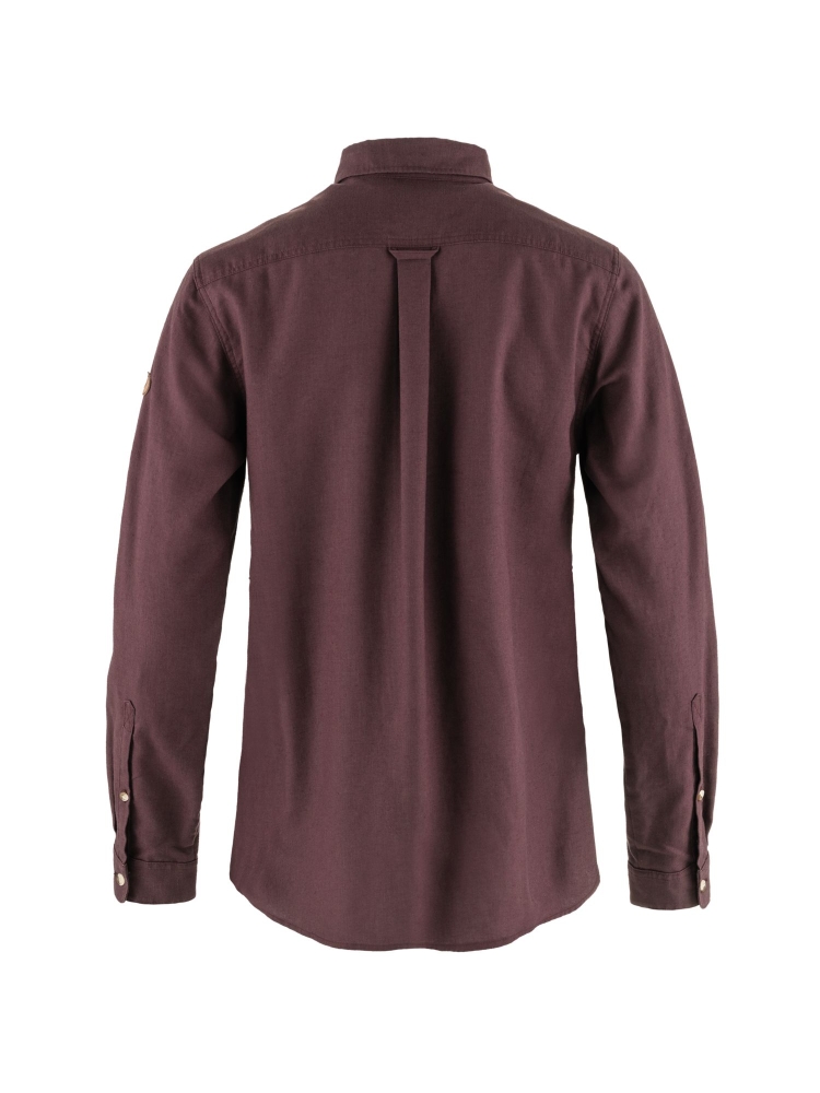 Fjällräven Övik Travel Shirt Long Sleeve Women's Port 89843-357 shirts en tops online bestellen bij Kathmandu Outdoor & Travel