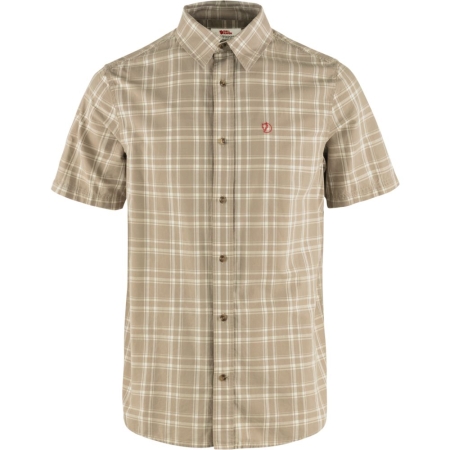 Fjällräven  Övik Lite Shirt Short Sleeve Fossil-Chalk Rose