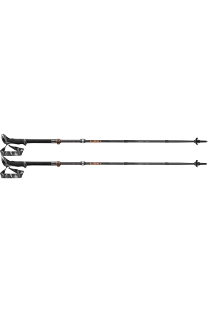 Leki Makalu FX Carbon Black/Orange/Natural-Carbon LT65220621 wandelstokken en gamaschen online bestellen bij Kathmandu Outdoor & Travel