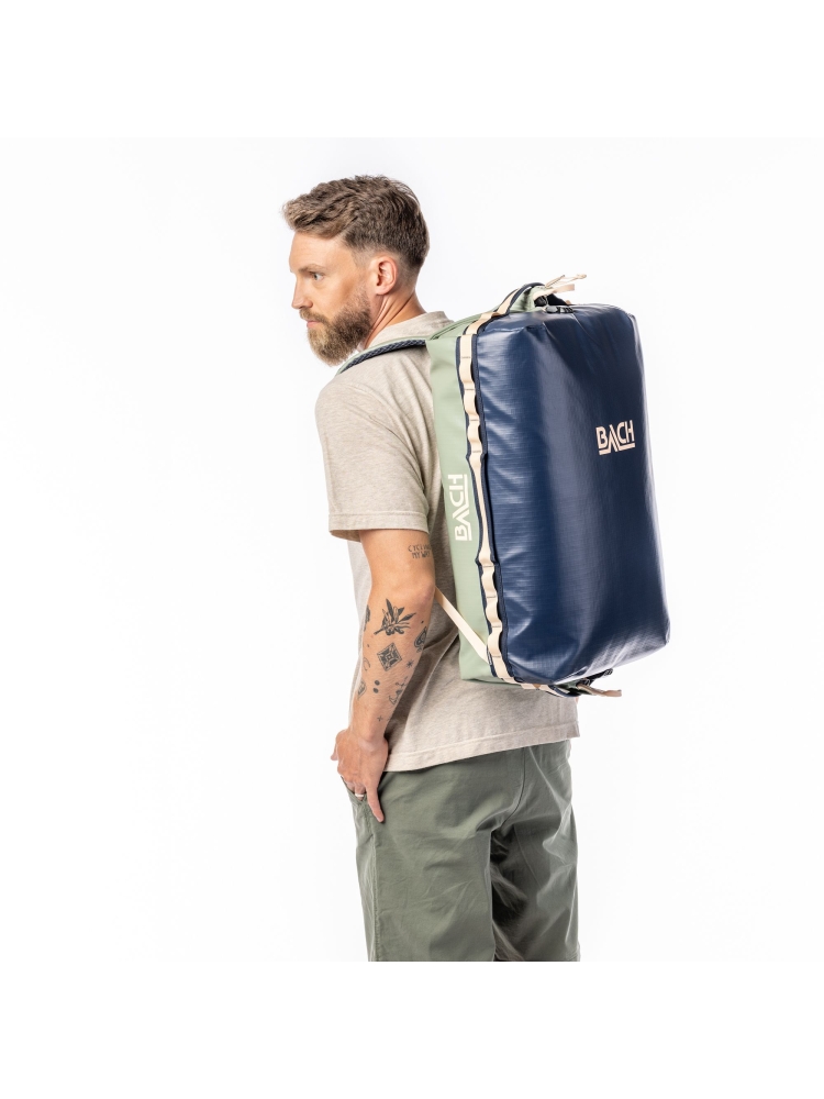 Bach Dr. Expedition Duffel 40 Sage Green/Midnight Blue B419982-7809 duffels online bestellen bij Kathmandu Outdoor & Travel