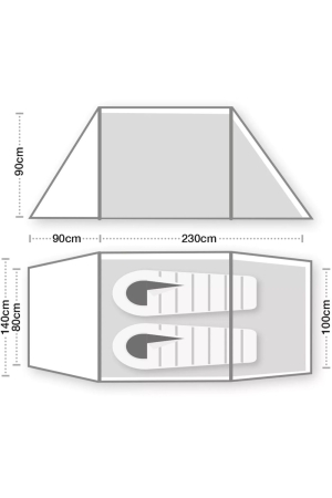 Wild Country Hoolie Compact 2 Groen 44HOC2TF tenten online bestellen bij Kathmandu Outdoor & Travel