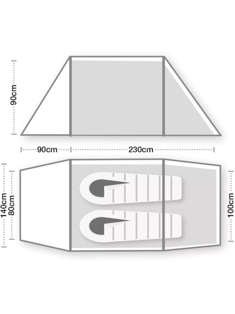 Wild Country Hoolie Compact 2 Groen 44HOC2TF tenten online bestellen bij Kathmandu Outdoor & Travel