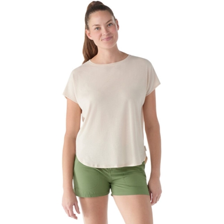 Smartwool  Short Sleeve Swing Top Women's Almond