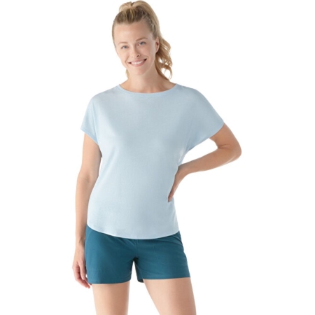 Smartwool  Short Sleeve Swing Top Women's Winter Sky