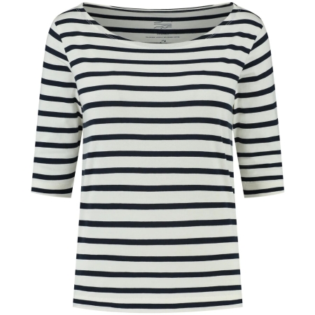 Blue Loop Originals  Refibra 3/4 Stripe Longsleeve Women's White/ Navy