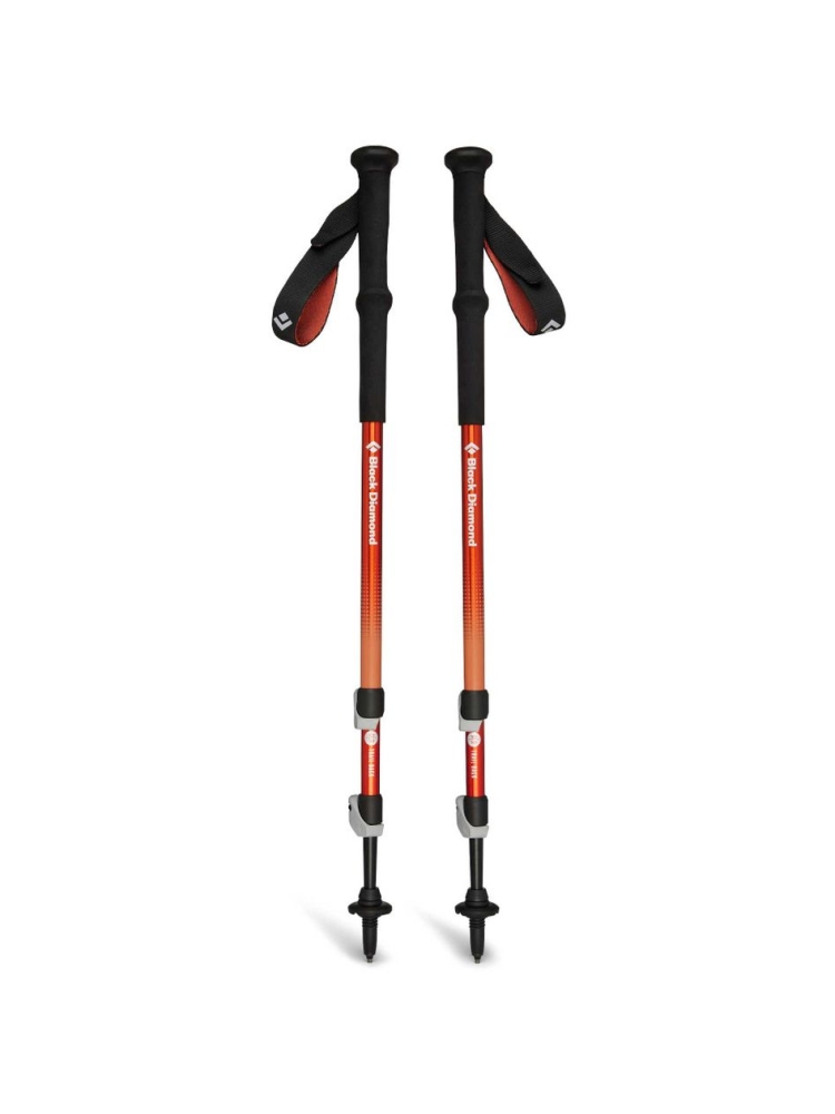 Black Diamond Trail Back Trekking Poles Burnt Sienna  BD112552-Burnt Sienn wandelstokken en gamaschen online bestellen bij Kathmandu Outdoor & Travel