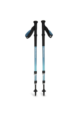 Black Diamond Trail Back Trekking Poles Creek Blue  BD112552-Creek Blue wandelstokken en gamaschen online bestellen bij Kathmandu Outdoor & Travel