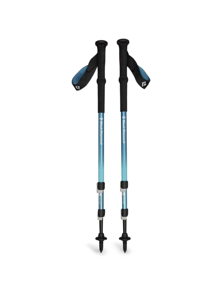 Black Diamond Trail Back Trekking Poles Creek Blue  BD112552-Creek Blue wandelstokken en gamaschen online bestellen bij Kathmandu Outdoor & Travel