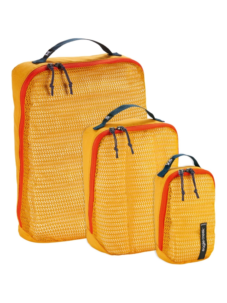 Eagle Creek Pack-It Reveal Cube Set XS/S/M Sahara Yellow EC0A496E299 reisaccessoires online bestellen bij Kathmandu Outdoor & Travel