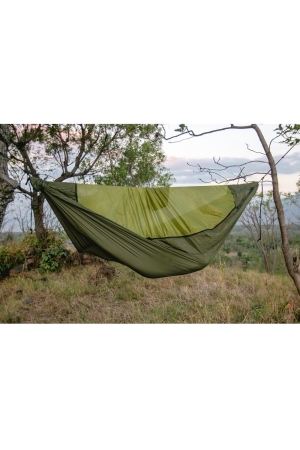 Ticket to the Moon Pro Hammock Army Green / Green TMPRO2424 hangmatten online bestellen bij Kathmandu Outdoor & Travel