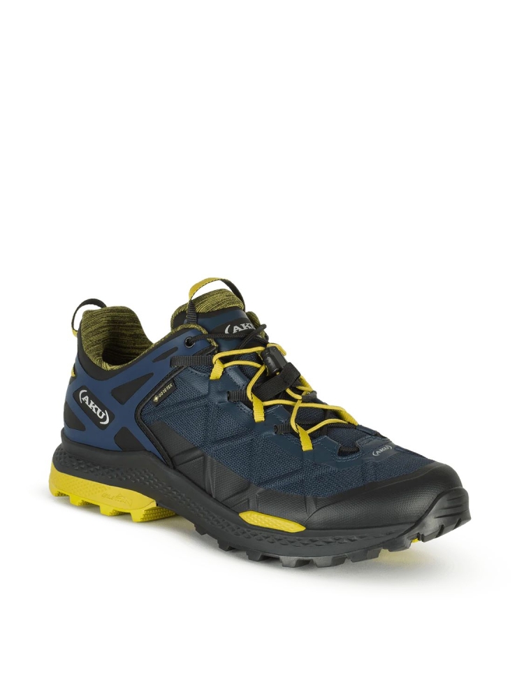 AKU Rocket DFS GTX Blue/Mustard 726-553 wandelschoenen heren online bestellen bij Kathmandu Outdoor & Travel