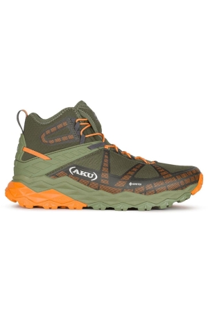 AKU Flyrock Mid GTX Military Green/Orange 695-486 wandelschoenen heren online bestellen bij Kathmandu Outdoor & Travel