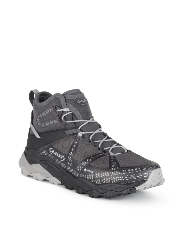 AKU Flyrock Mid GTX Women's Black/Silver 697-632 wandelschoenen dames online bestellen bij Kathmandu Outdoor & Travel