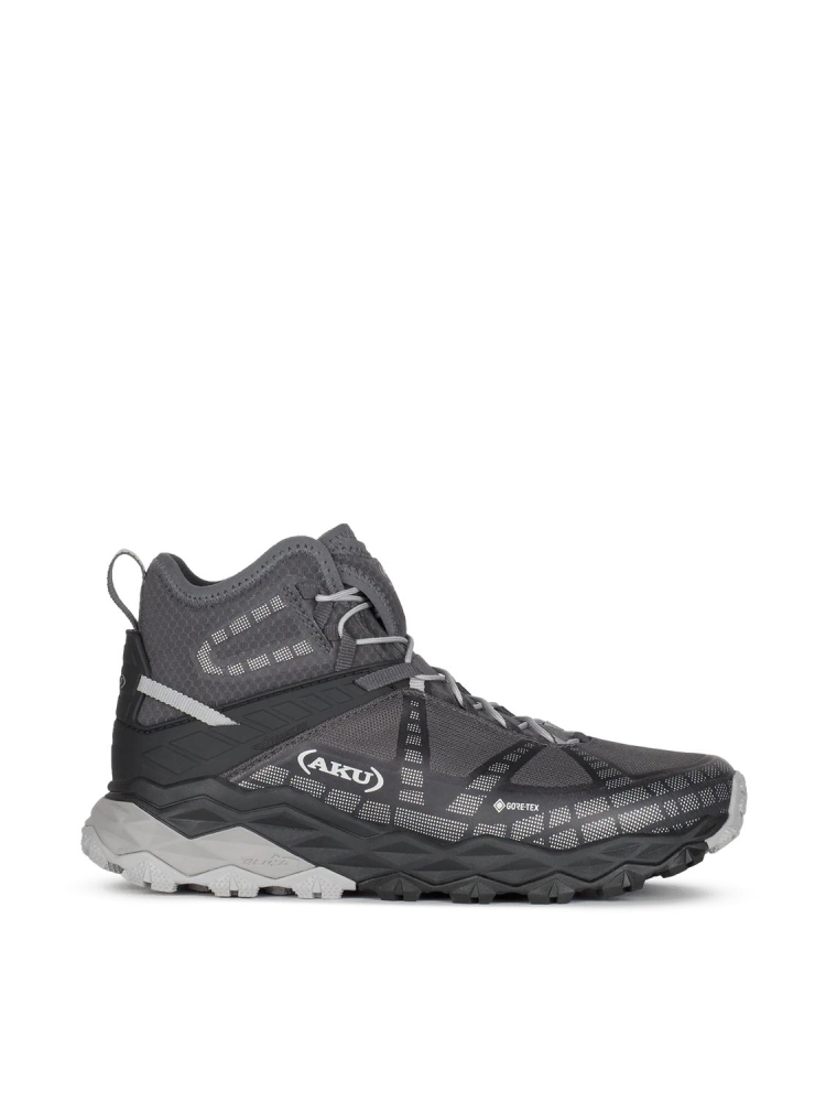 AKU Flyrock Mid GTX Women's Black/Silver 697-632 wandelschoenen dames online bestellen bij Kathmandu Outdoor & Travel