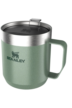 Stanley The Stay-Hot Camp Mug 0,35L Hammertone Green 10-09366-005 drinkflessen en thermosflessen online bestellen bij Kathmandu Outdoor & Travel