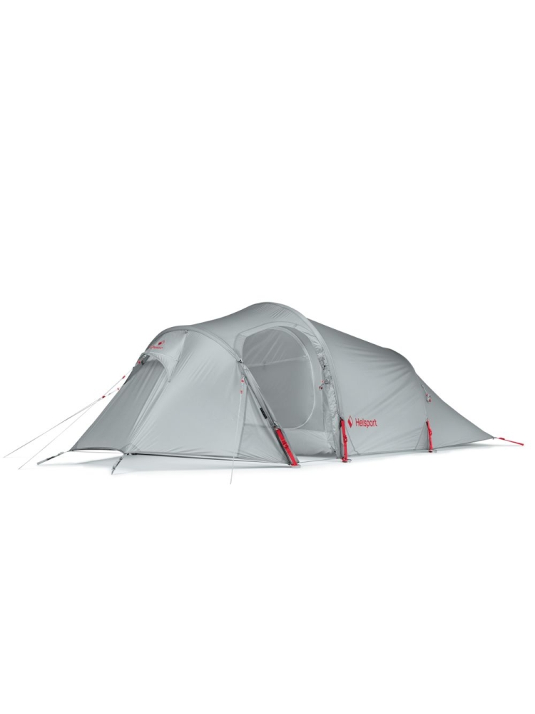 Helsport Explorer Lofoten Pro 2 Tent Stone Grey / Ruby Red 50018-23 tenten online bestellen bij Kathmandu Outdoor & Travel