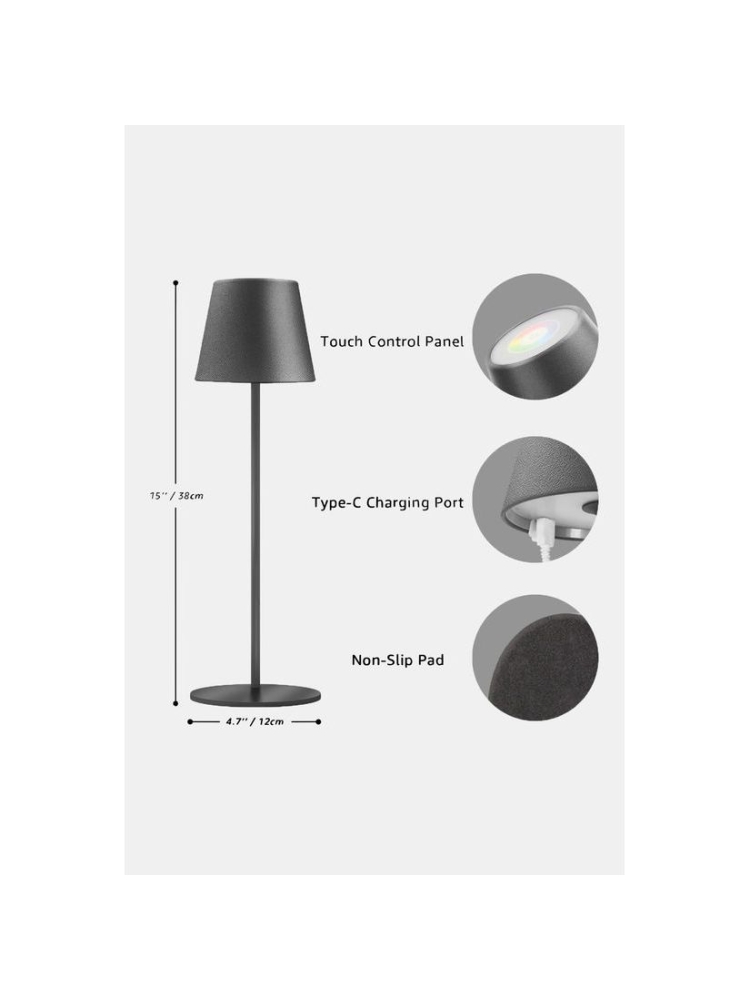 Human Comfort Standing lamp Mire Grijs HC101091 verlichting online bestellen bij Kathmandu Outdoor & Travel