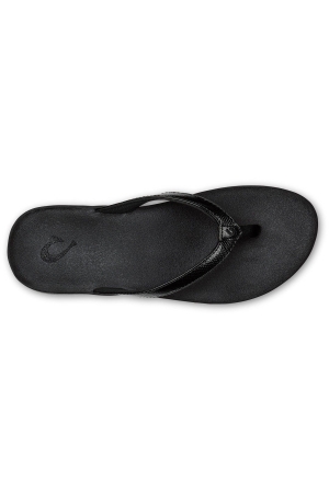 Olukai Puawe Women's Black / Black 20198-4040 slippers online bestellen bij Kathmandu Outdoor & Travel