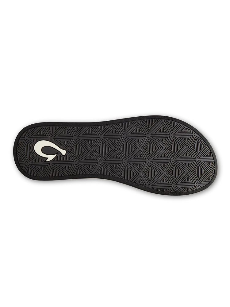 Olukai Puawe Women's White / Black 20198-4R40 slippers online bestellen bij Kathmandu Outdoor & Travel