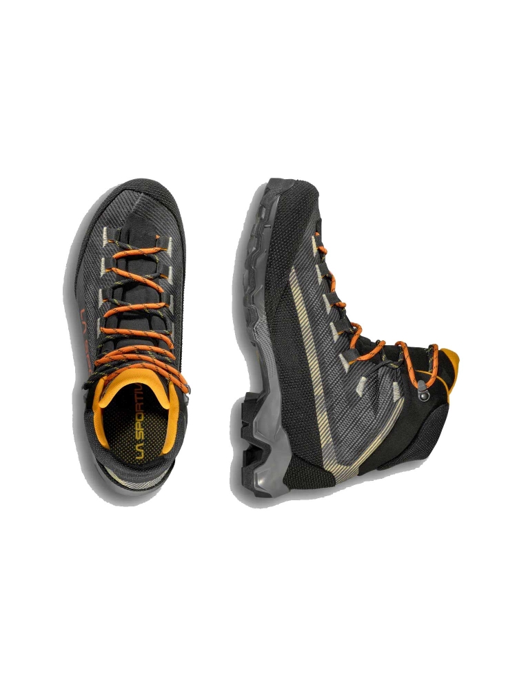 La Sportiva Aequilibrium Hike Gtx  Carbon/Papaya 44D900102 wandelschoenen heren online bestellen bij Kathmandu Outdoor & Travel