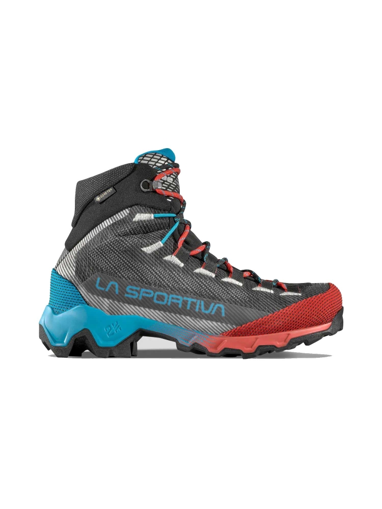 La Sportiva Aequilibrium Hike Woman Gtx Carbon/Malibu Blue G00B02 wandelschoenen dames online bestellen bij Kathmandu Outdoor & Travel