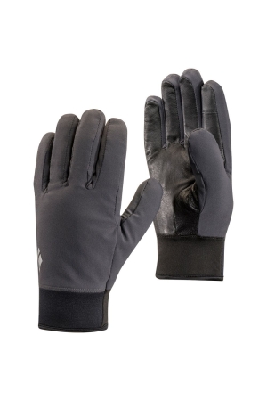 Black Diamond Midweight Softshell Gloves Smoke BD801749-0006 kleding accessoires online bestellen bij Kathmandu Outdoor & Travel