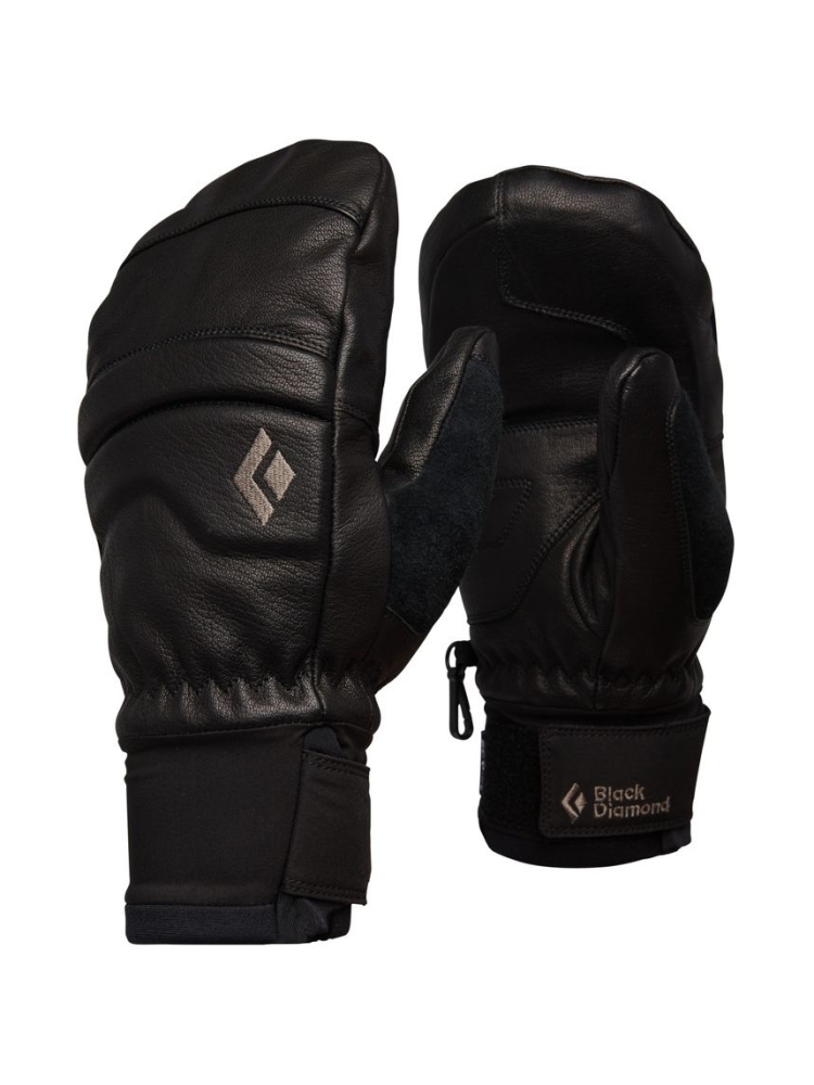 Black Diamond Spark Mitts Black-Black BD801131-9008 kleding accessoires online bestellen bij Kathmandu Outdoor & Travel