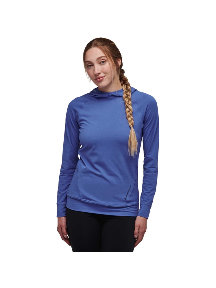 Black Diamond Alpenglow Hoody Women's Clean Blue AP752080-4063 fleeces en truien online bestellen bij Kathmandu Outdoor & Travel