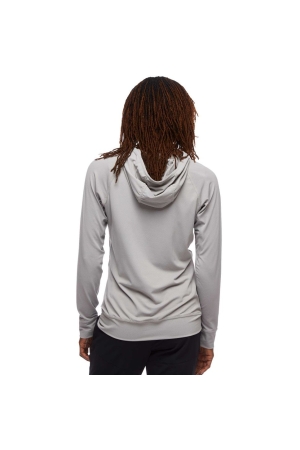 Black Diamond Alpenglow Hoody Women's Pewter AP752080-1016 shirts en tops online bestellen bij Kathmandu Outdoor & Travel