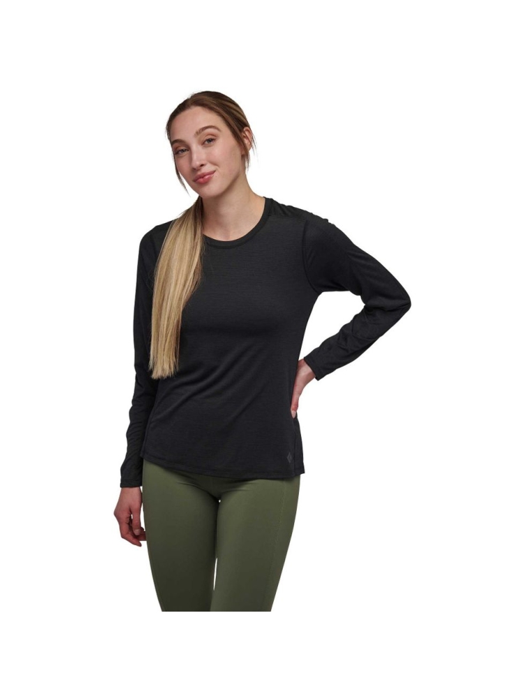 Black Diamond Lightwire Long Sleeve Tee Women's Black AP752010-0002 shirts en tops online bestellen bij Kathmandu Outdoor & Travel