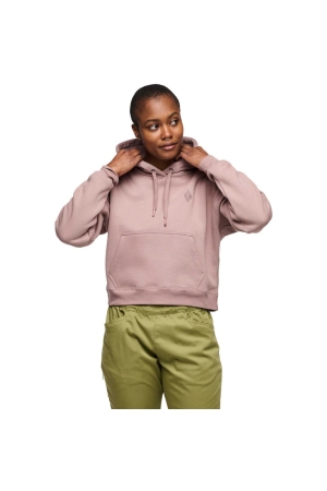 Black Diamond  Crop Pullover Hoody Women's Pale Mauve