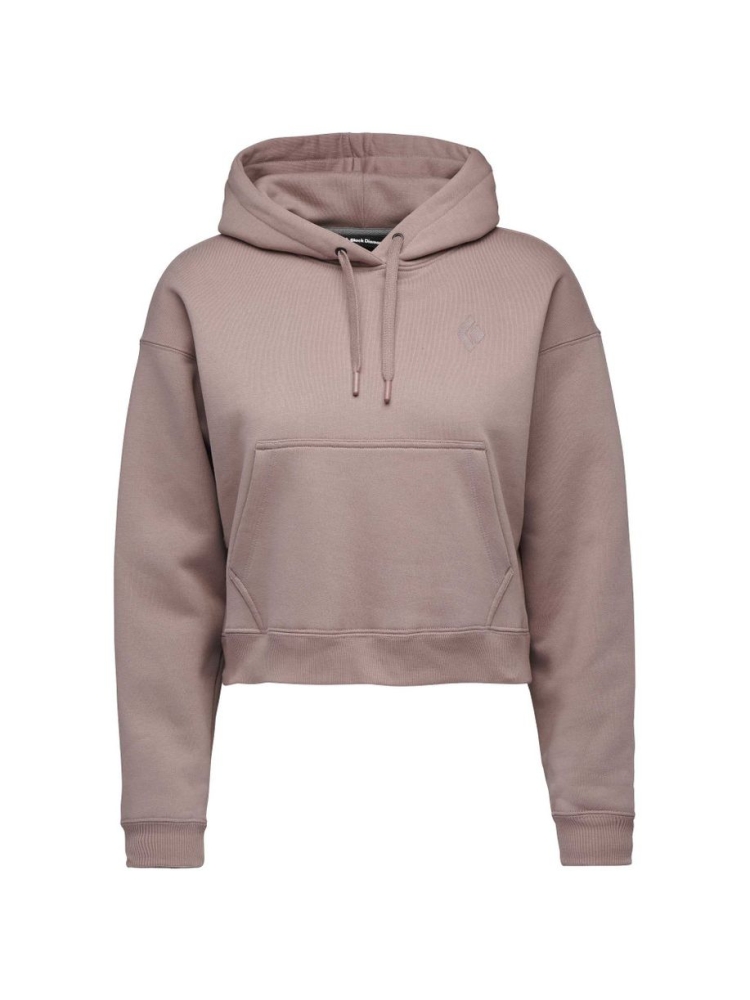 Black Diamond Crop Pullover Hoody Women's Pale Mauve AP752436-5019 fleeces en truien online bestellen bij Kathmandu Outdoor & Travel