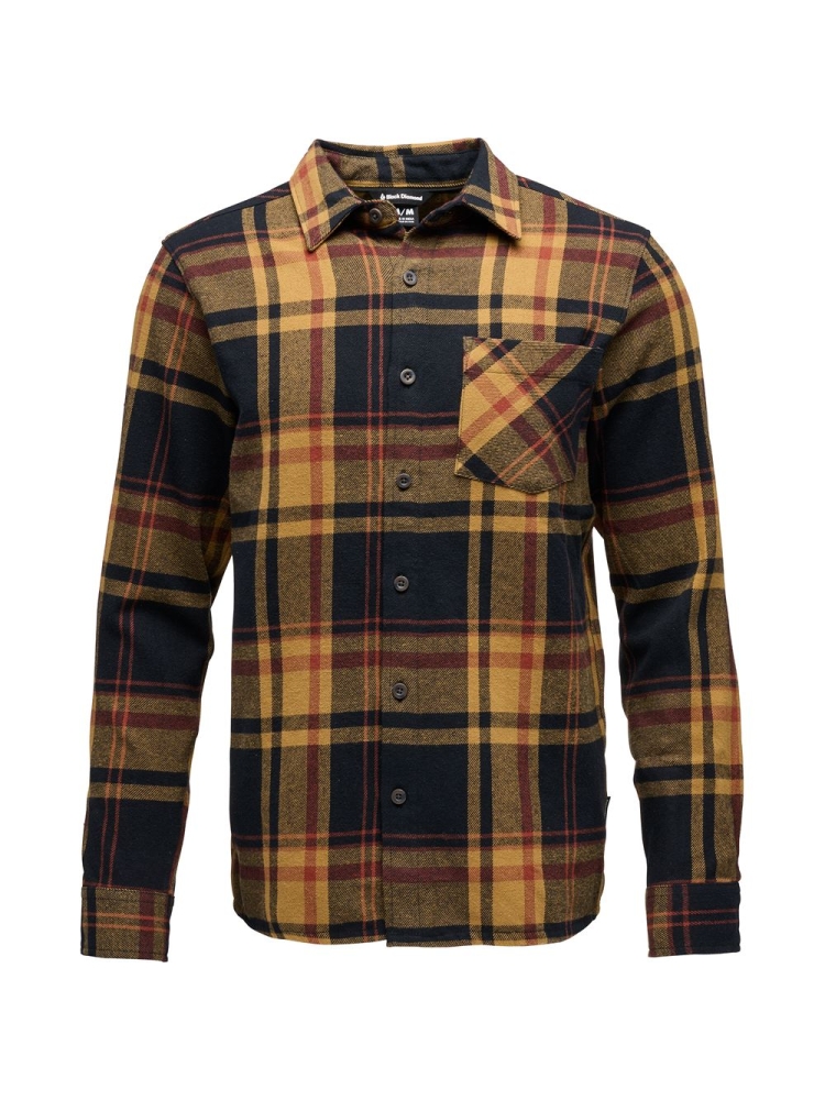 Black Diamond Project Flannel Black-Flax Plaid AP744063-9623 shirts en tops online bestellen bij Kathmandu Outdoor & Travel