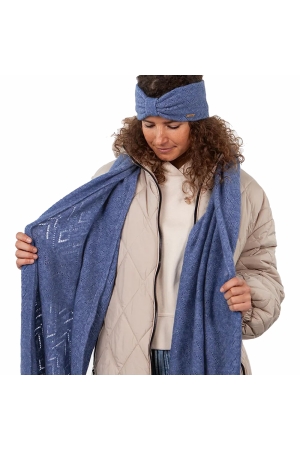 Barts Bridgey Scarf Blue 02580041 kleding accessoires online bestellen bij Kathmandu Outdoor & Travel