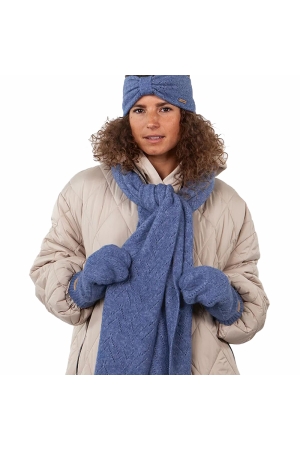 Barts Bridgey Scarf Blue 02580041 kleding accessoires online bestellen bij Kathmandu Outdoor & Travel