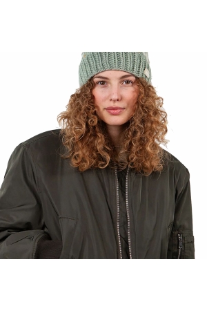 Barts Curley Beanie Pale Army 3331013 kleding accessoires online bestellen bij Kathmandu Outdoor & Travel